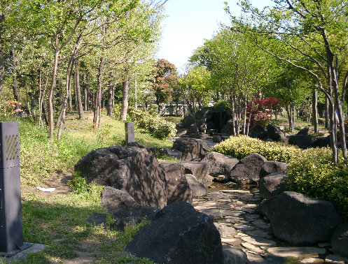 流れ（滝）の写真です。